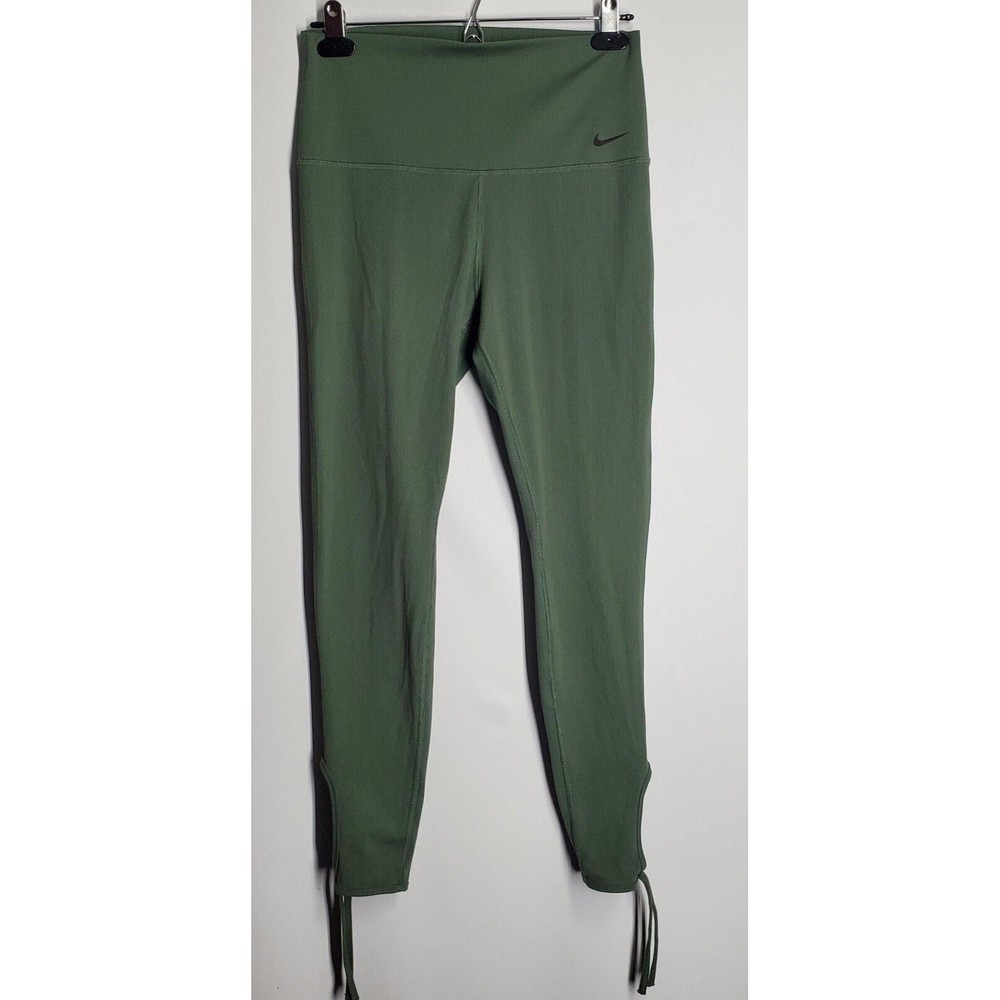 Nike Olive Green High-Waist Leggings